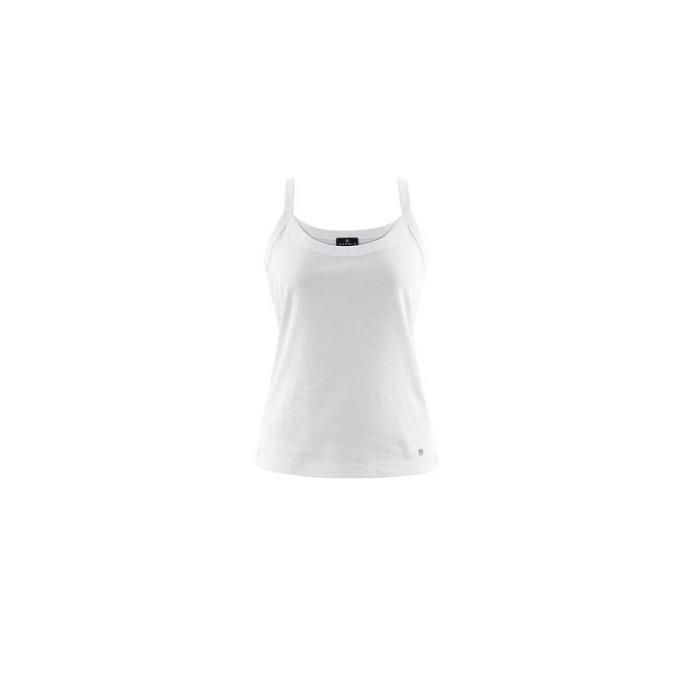 NEW MARBLE women's basic tank in white